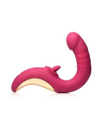 Tease & Please Thrusting and Licking Vibrator